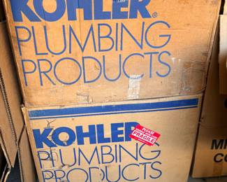 New in box black toilet