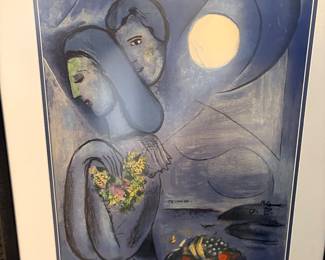 Saint-Jean-Cap-Ferrat by Marc Chagall Print