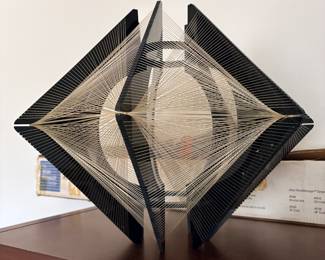 Paul Secon mid century string lampshade