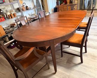 Dining table with 8 leaves
