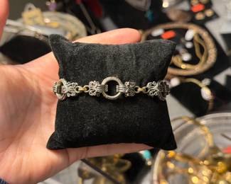 Sterling and 18k Konstantino bracelet 