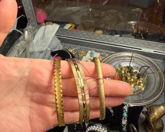 Vintage Monet & Trifari bangles