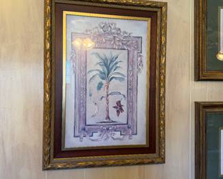 Vintage Mary Beth Zeitz palm tree print