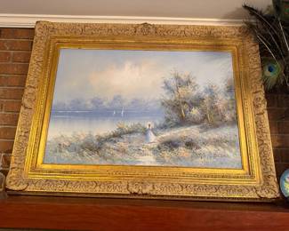 Henri DuBois Impressionist style painting