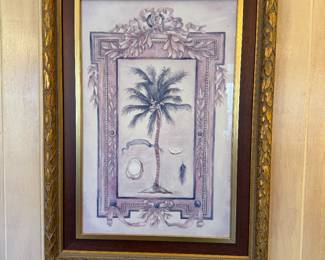 Vintage Mary Beth Zeitz palm tree print
