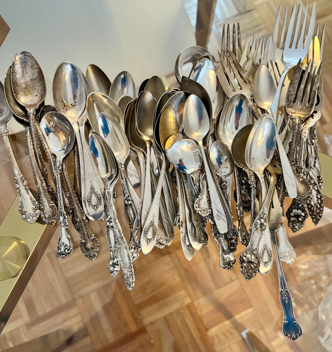 Approximately 20 ounces of Sterling flatware 