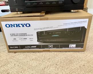 Onkyo 6 CD changer 
Sherwood receiver 