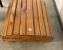 Solid Cedar foot stool 