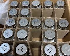 New Salt and Pepper shakers (Purchased and filled for a recent event and not used)