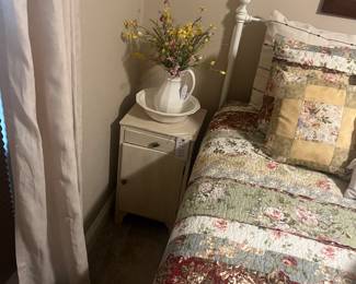 Painted side table night stand