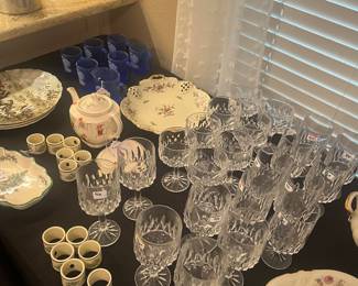Glassware and china