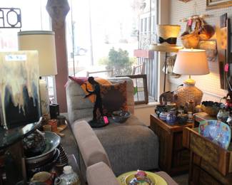 Art work cool chair lamps 50% off pottery 70% off