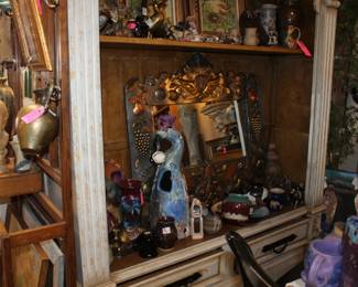 another really nice stand and the mirror and other decor 50% off