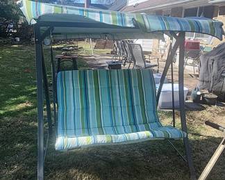 Outdoor Patio Swing with Canopy