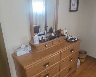  Dresser with Mirror by Sauder