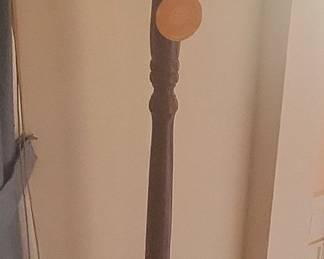 Antique Oak Hall Tree Coat Rack