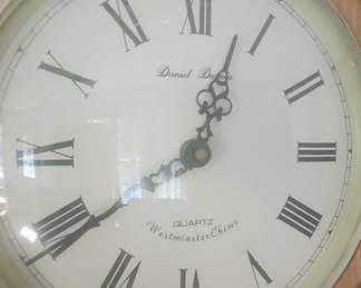 Daniel Dakota Westminster Chime Wall Clock