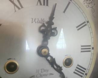 Waltham Tempus Fugit 31-Day Chime Wall Clock