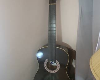 Black Classical Guitar with 'B' Logo - Barcelona LC 3900 BK