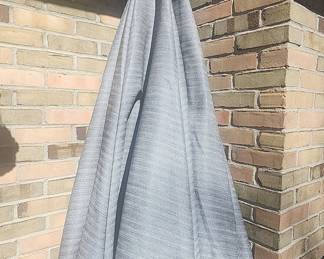 Gray Outdoor Patio Umbrella 