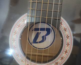 Black Classical Guitar with 'B' Logo - Barcelona LC 3900 BK