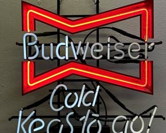 Neon Light- Budweiser Beer Sign