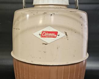 Vintage 1960's Coeman Water Jug w/ Diamond Logo