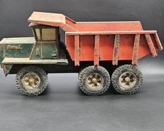 Vintage Buddy L Pressed Metal Toy Dump Truck