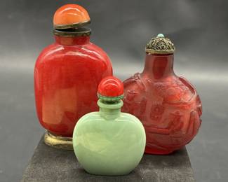 (3) Reproduction Chinese Snuff Bottles
