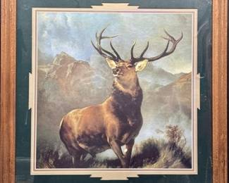 'The Monarch of the Glen' Framed Scottish Print