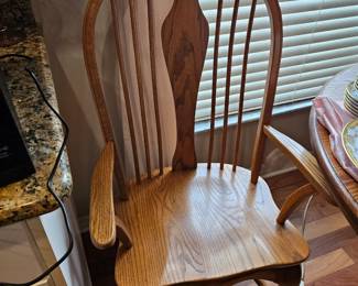 4 chairs 3 leafs, solid wood $800