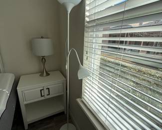 White floor lamp