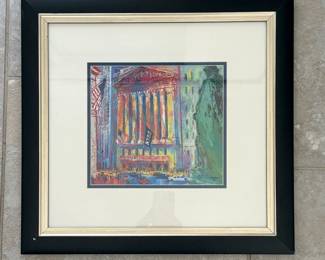LeRoy Neiman New York Stock Exchange print