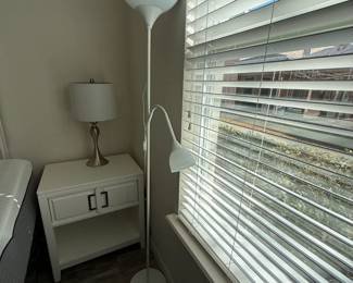 White floor lamp