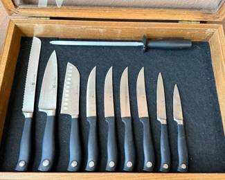 Lot of 10 Wusthof Knives Classic Chef Set