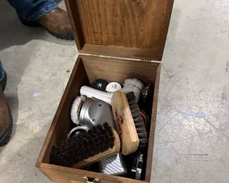 Shoe shine box $75