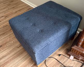 Storage Ottoman. The top lifts up $20
