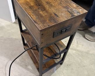 Plug in side table $25