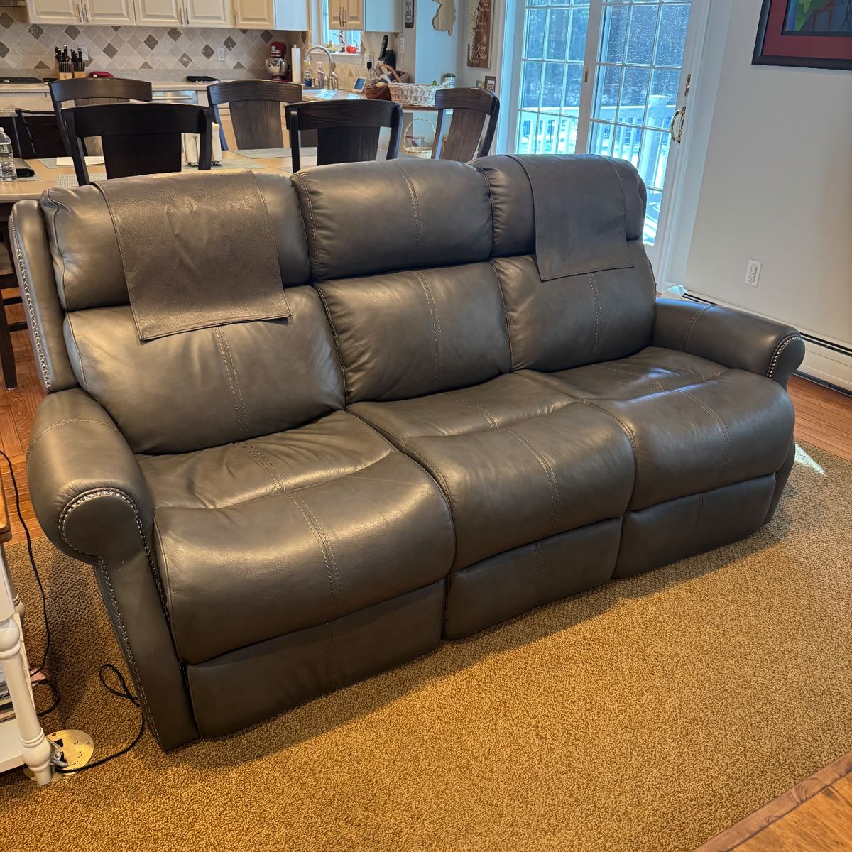 $1,200, Matching 3 Set (Chair, Loveseat, Sofa) powered recliners. Cabella series.. Originally purchased from Raynour & Flanagan for $8500