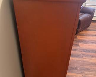 $120 - Vintage Solid Wood Entertainment Center (Repurpose)