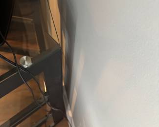 $80 - 4 Shelf Glass TV Stand/Entertainment Center