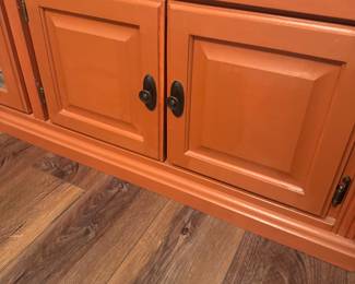 $120 - Vintage Solid Wood Entertainment Center (Repurpose)