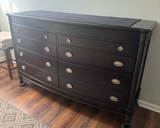 $800 - 3 Piece King Bed, Dresser and End table, (Mattress only 7 months old)