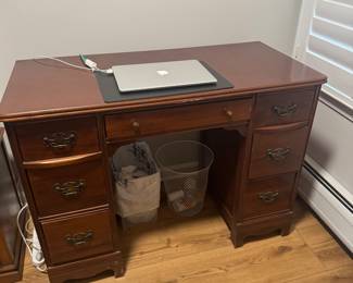 $200 - Mid Century Hardwood Desk (Light Wear)