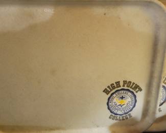 High point college dinning hall trays