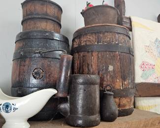more barrels and flasks 