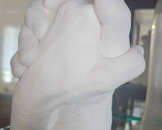 Modern hand sculpture