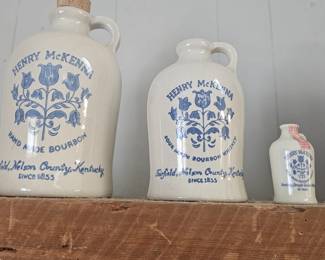 Vintage Bourbon Whisky stoneware