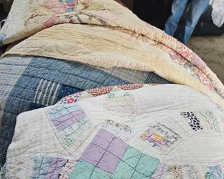 glimpse into the quilt selection