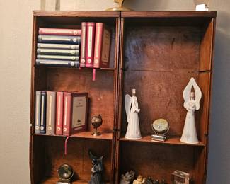 shelving with goodies